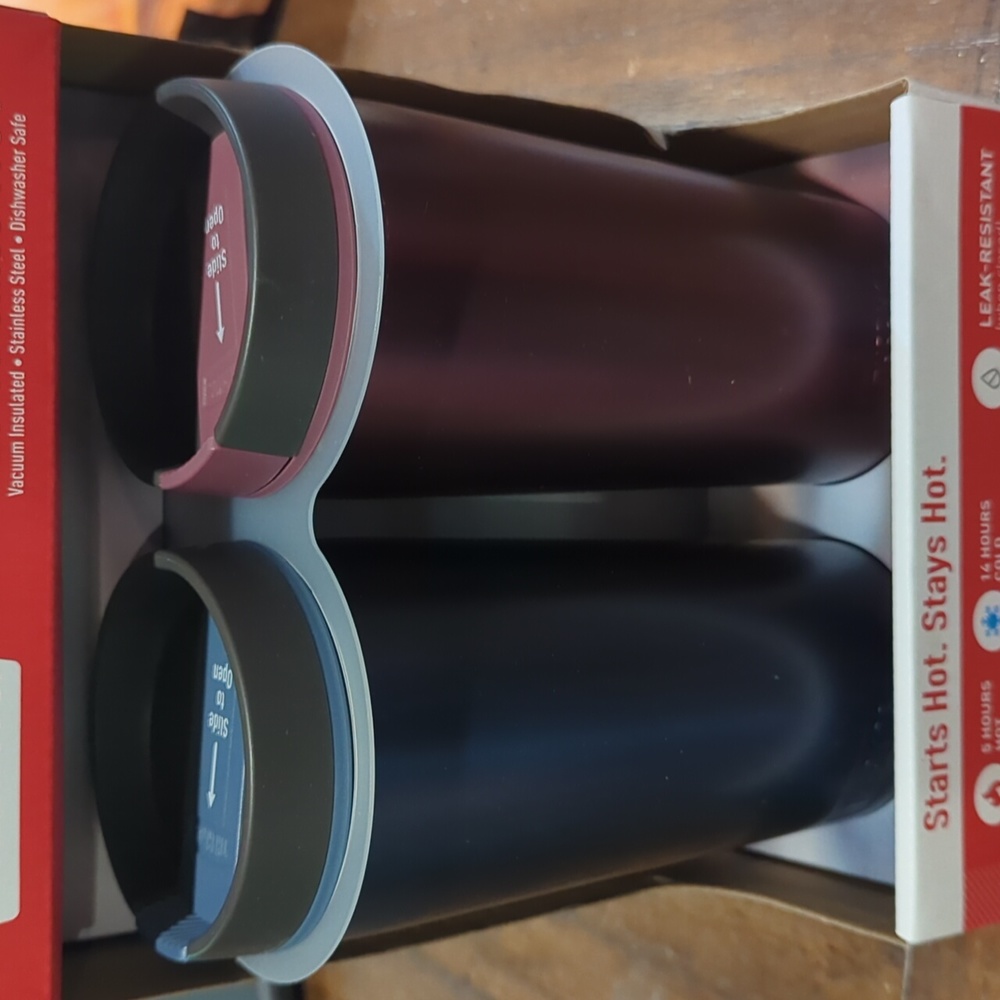Thermos 2 pack 18oz travel tumblers  Set Of 6 - Picture 2 of 3